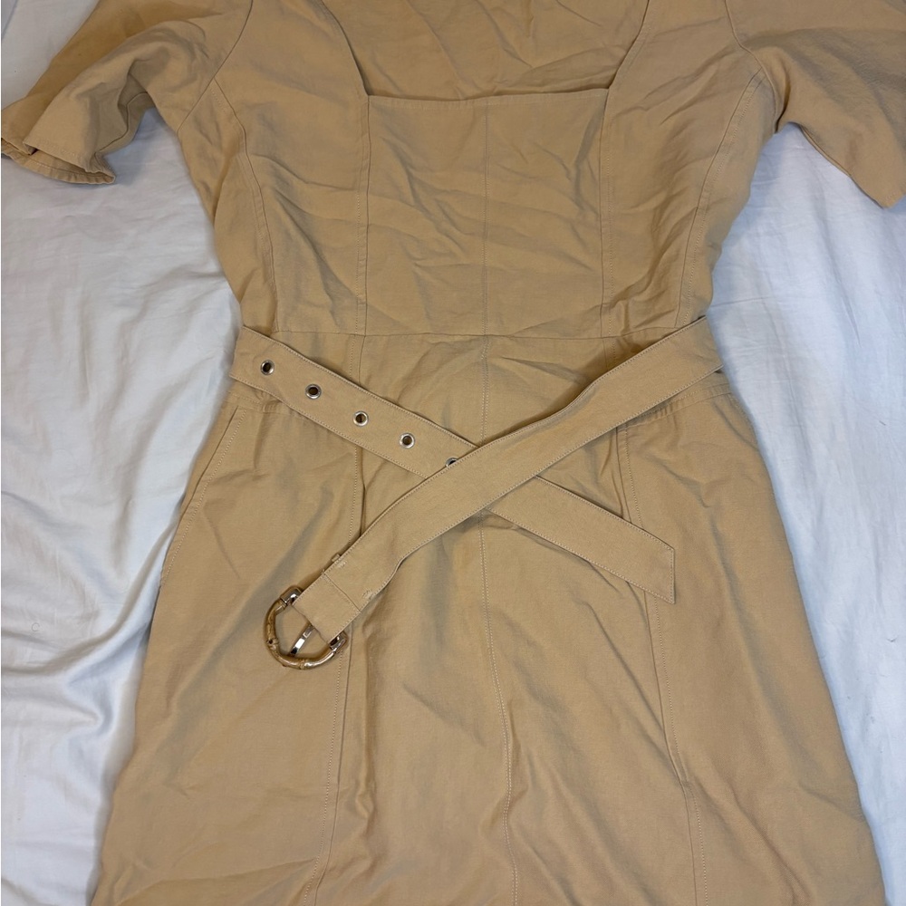 INTERMIX Tan Mini Dress with Belt